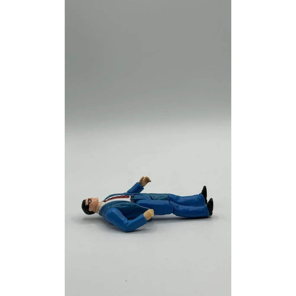 Vintage 1984 Kenner Super Powers Clark Kent Action Figure DC Comics Blue Suit